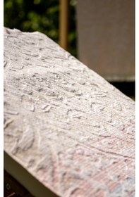 Resim Menderes Home Cotton Collection Bukle Plaj Havlusu Saçaklı Pembe 