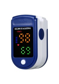 Resim Xiyyadms Parmak Oksimetre - Taşınabilir Nabız Ve Oksijen Ölçer, Led Ekran, Otomatik Kapanma, Mavi Renk 