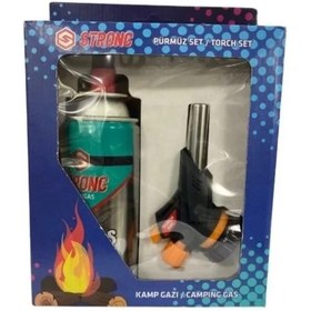 Resim Genel Markalar Strong Kamp Gazı Seti Bütan Propan Kamp Ocak Pürmüz Seti 1300 Derece (5275) 