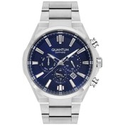 Resim Quantum Pwg1094s.391 Safir Cam Çelik Erkek Kol Saati Gümüş 