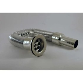 Resim Arçe Lavabo Sifonu Metal Görünümlü 