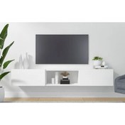 Resim joy mob Iconi Tv Ünitesi Tv Sehpası Alt Modül Beyaz 200 cm Mdf 