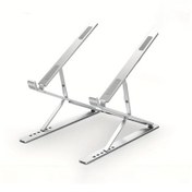 Resim Willowhaven Gümüş 15 İnç Ve Üzeri Alüminyum Katlanır Ayarlanabilir Dizüstü Bilgisayar Sehpası Soğutucu Taşınabilir 