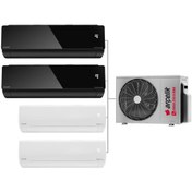 Resim Arçelik Karma Multi Sistem Duvar Tipi 4+1 İnverter 9+12 BTU (Siyah) 12+12 BTU (Beyaz) - 30000 BTU Dı 