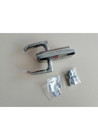 Resim Kahe Kh-244-B Cam Kapi Binili Kilit Rondo Kol 