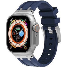 Resim Teknodur Watch 44mm Uyumlu Krd-89 Uyumlu Kordon-lacivert 
