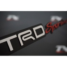 Resim Toyota Trd Sportivo Çamurluk 3M 3D Krom Metal Logo Amblem New Sty (547919582) 