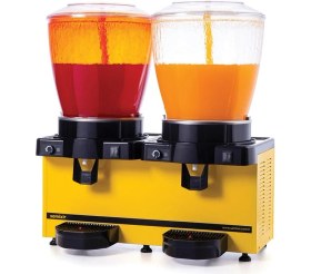 Resim Samixir Panoramik 22 Twin Fıskiyeli Soğuk Içecek Dispenseri 22 L + 22 L 