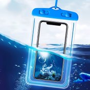 Resim 1 adet Karanlıkta Parlayan Telefon Su Geçirmez Çanta, Yüzme, Tekne, Bisiklet, Tırmanma, Kamp, Yürüyüş, Su Altı Fotoğrafçılığı, Dalış ve Diğer Açık Hava Aktiviteleri İçin Uygun, Yağmur Geçirmez ve Yüksek Kaliteli, Dokunmatik Ekran Uyumlu, Cevaplanabilir Aramalar, Mobil Telefon Gece Görüş Kategorisi, Mobil Telefon Su Geçirmez Çanta 