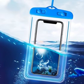 Resim 1 adet Karanlıkta Parlayan Telefon Su Geçirmez Çanta, Yüzme, Tekne, Bisiklet, Tırmanma, Kamp, Yürüyüş, Su Altı Fotoğrafçılığı, Dalış ve Diğer Açık Hava Aktiviteleri İçin Uygun, Yağmur Geçirmez ve Yüksek Kaliteli, Dokunmatik Ekran Uyumlu, Cevaplanabilir Aramalar, Mobil Telefon Gece Görüş Kategorisi, Mobil Telefon Su Geçirmez Çanta 