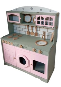 Resim Üç Kapaklı Boyalı Mutfak Seti 