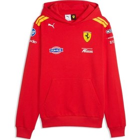 Resim Puma Scuderıa Ferrarı Hypercar Replıca Sweatshırt 713935 01 Kırmızı 