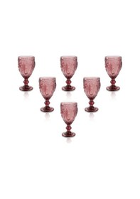 Resim Lucky Art Lily 6lı Cam Kadeh Seti 