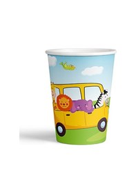 Resim Safari 8 Li Karton Tabak ve Bardak 