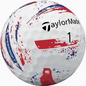 Resim SpeedSoft Ink Golf Topu Yumuşak Duyum Yüksek Hız Performansı - Sarı-Mavi 
