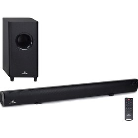 Resim Techno Stock Slc-170bt 4.2 Kanal Optik Çıkışlı Soundbar Tv Ses Sistemi Subwoofer 170w 130w 