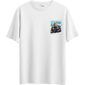 Resim L.Hamilton - Oversize T-Shirt - L / Beyaz 
