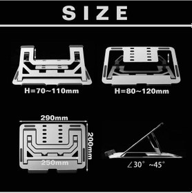 Resim Macbook Notebook Taşınabilir Ayarlanabilir Ergonomik Stand Nd06 