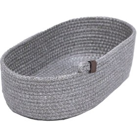 Resim Ekmek Sepeti / Çok Amaçlı Sepet Gri 