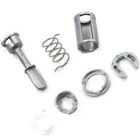 Resim Lumaworld Aluminum 7 Parca Kapi Kilit Silindir Tamir Kiti Vw Golf 4 Iv Mk4 A6 Skoda Fabıa 9n 
