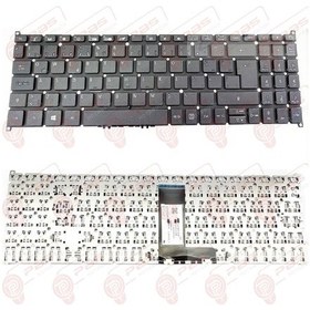 Resim Acer Aspire A315-42g-r0jm, A315-42g-r25u Uyumlu Klavye Tuş Takımı Tuş Seti Siyah Türkçe 