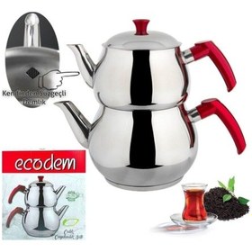 Resim Ecodem Çaydanlık Mini Boy Çift Kapak 