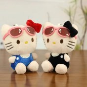Resim OEMG Yeni 1 Adet Dört Inç Iyi Şanslar Karikatür Peluş Oyuncak Bebek Anahtarlık Sevimli Bebek Anahtar Küçük Kolye Seti (Yurt Dışından) 