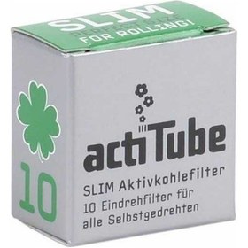 Resim Actitube Karbonlu Pipo Filtresi 7 Mm 10 Adet 