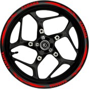 Resim Yamaha Kırmızı Yazılı Kırmızı Pençe Şeritli 