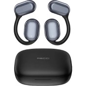 Resim Recci Dijital Göstergeli Bluetooth Kulak İçi Kulaklık REP-W76 Elegant Serisi Ows Wireless V5.3 Siyah 