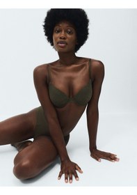 Resim Marks & Spencer Body Lace Balenli Demi Cup Sütyen Yeşil 
