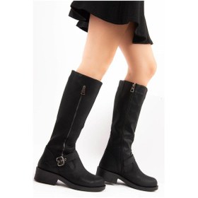 Resim Fox Shoes Siyah Kadın Çizme E674270509 