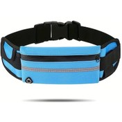 Resim Chuangyinshop Mavi Renk 5 Farklı Seçenek Outdoor Spor Bel Çantası Büyük Kapasiteli Unisex Koşu Bisiklet Mavi 