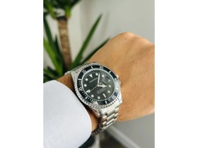 Resim Choppers Marka Erkek Kol Saati – 45 mm Siyah Döner Çerçeve 