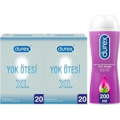 Resim Durex Yok Ötesi Xl 40'lı Ince Prezervatif + Aloe Vera Jel 200ML 