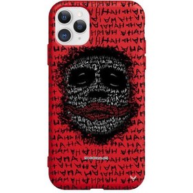 Resim Deercase iPhone 11 Pro Kırmızı Renkli Silikon Lets Smile Telefon Kılıfı 