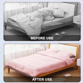 Resim Kaymak Home 12 Adet Yorgan ve Çarşaf Tutucu Sabitleyici, Kaydırmaz Nevresim Düzenleyici Klipsler, Yatak Örtüsü Klipsi, Mantar Yuvarlak Sabitleme Klipsleri, Düğmeli Yorgan Sabitleme Tutacağı Pembe 