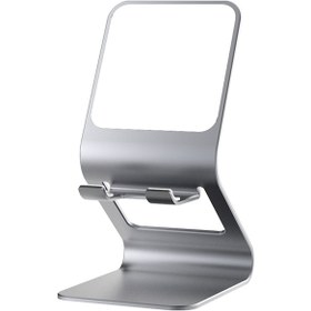 Resim Makyaj Aynası 2'si 1 Arada Telefon Tutucu Standı Masaüstü Standı İpad Braketi Kaymayı Önleyici Destek 