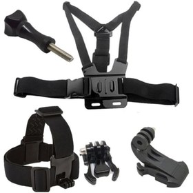 Resim Gplus J-hook Hızlı Çıkar Kafa Bandı Ve Göğüs Kemeri 5li Aksesuar Seti 