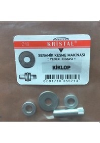 Resim Kristal Seramik Kesme Makinası-kiklop Yedek Elmas Takımı 1 Tk N11.492 