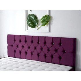 Resim Nironyatak Niron Violet Çift Kişilik Yatak Başlığı - 200 Cm Mor Kumaş Başlık 