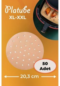 Resim Pisirme Kagidi 50 Adet Yuvarlak Delikli Airfryer Yagli Kagit Xiaomi Philips Tüm Markalara Uyumlu 