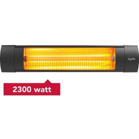 Resim Dysis Htr-7449 Siyah 2300w Yatay Thermal Infrared Isıtıcı 