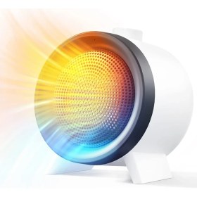 Resim Talent Iç Mekan Kullanımı Için Küçük Alan Isıtıcı, 1000W/700W/DOĞA Rüzgarı, Ptc Hızlı Isıtıcılar Devrilebilir Fan, Ofis Masası Için Abd Tak (Yurt Dışından) 