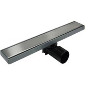 Resim Aqua Zone 50cm Tek Parça Plastik Gövde,paslanmaz Izgara 360 Döner Ssifon Ø50 