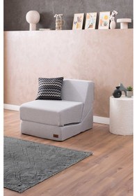 Resim Good Night Canga Tek Kişilik Çok Amaçlı Tekli Berjer Açık Gri 