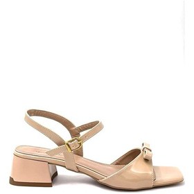 Resim Kindep London&london Kalın Topuklu Kadın Sandalet Vizon Vizon 