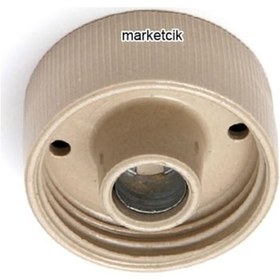 Resim Marketcik E27 Büyük Glop Porselen Tavan Duy 