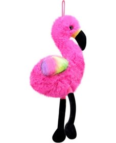 Resim Sevimli Flamingo Peluş Uyku Arkadaşı Peluş Oyuncak Dev Boy 60 Cm PEMBE 