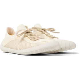 Resim CAMPER Kadın Beyaz Bağcıklı Esnek Spor Sneaker Desenli Rahat Düz Tabanlı Günluk Kullanım PeuPath 